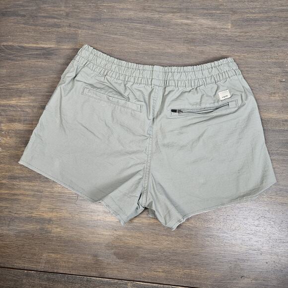 VUORI Women's Vintage Ripstop Short Light Olive Green Size XS Distressed - Picture 2 of 6